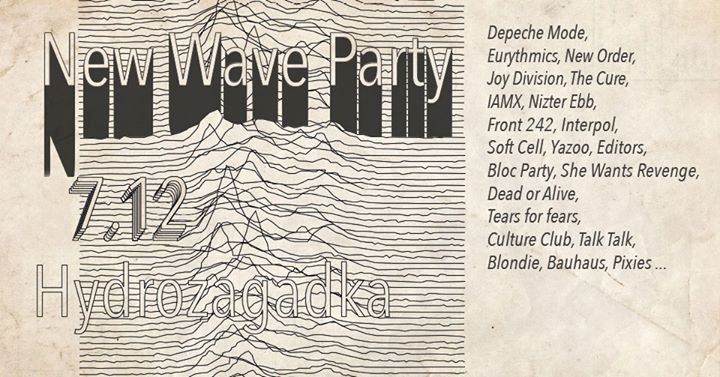 New Wave Party I 7.12 I Lista fb free