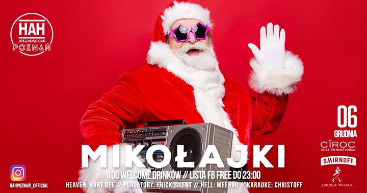 Mikołajki W HAH Poznań // Lista Fb Free Do 23:00