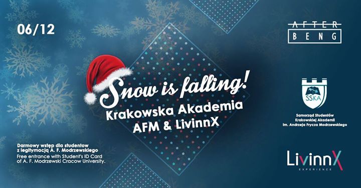 Snow is falling! Mikołajki Krakowskiej Akademii AFM & LivinnX