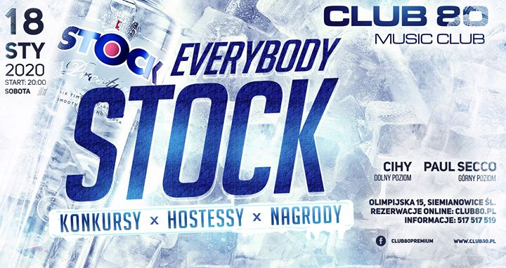 Everybody Stock // Sobota 18.01 - Club 80