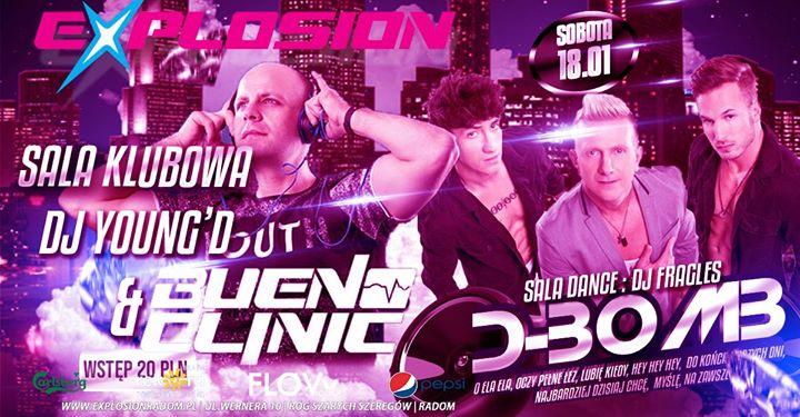 18.01- D-Bomb/ sala klubowa- Bueno Clinic