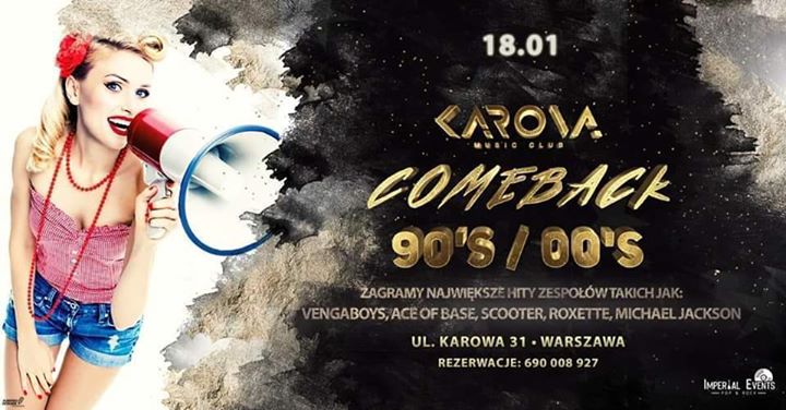 Comeback  90'/00'/18.01.2020 x KAROVA