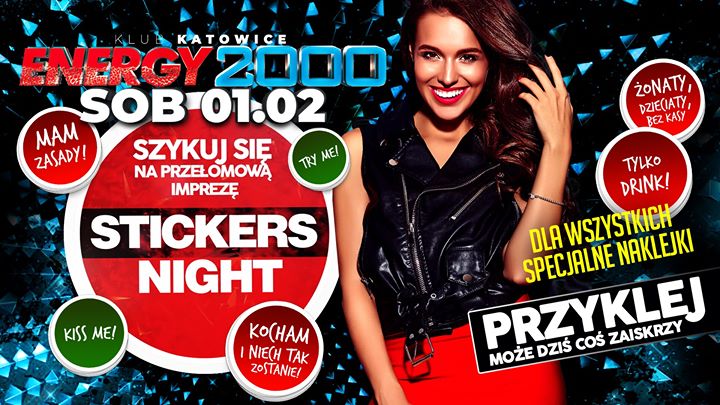 STICKERS NIGHT ★ Przyklej to!