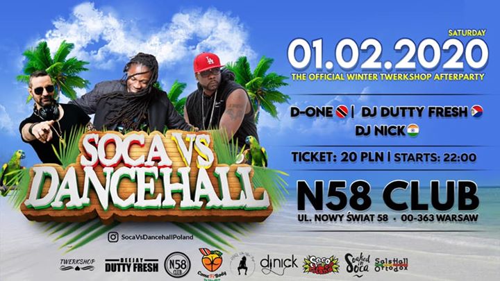 Soca VS Dancehall - Official Winter TwerkShop AfterParty