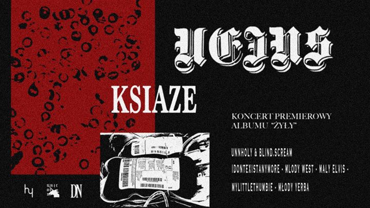 Ksiaze - premiera albumu "Żyły" + goście I 13.02 I Hydrozagadka
