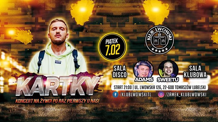 Outside ★ Kartky ★ Na żywo! ★ Klub Lwowski | [07/02] piątek