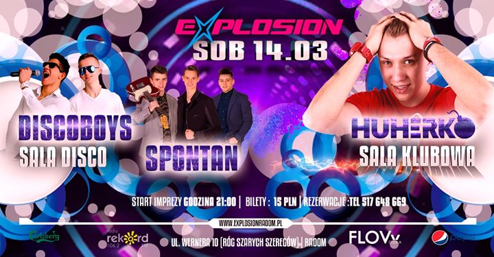 Discoboys, Spontan/ sala klubowa Huherko- 14.03
