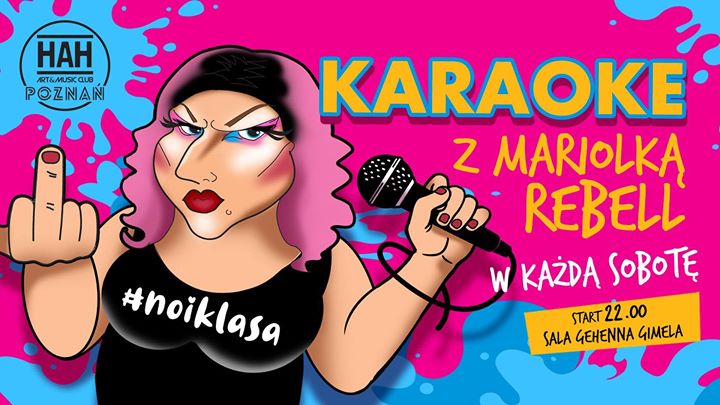 Karaoke z Mariolką Rebell // Każda Sobota