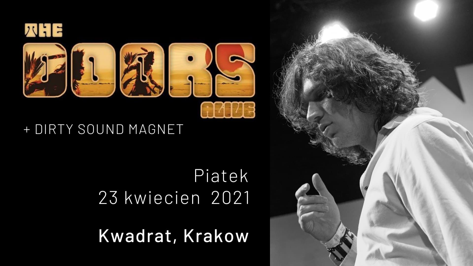 The Doors Alive - Klub Kwadrat, Krakow, PL - zmiana daty